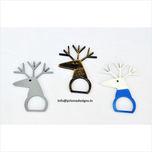 ที่ใส่ผ้าเช็ดปากรูปกระต่ายอีสเตอร์ไม้แบบกำหนดเอง สำหรับงานแต่งงาน ทันสมัย หรูหรา เป็นมิตรกับสิ่งแวดล้อม ตัวล็อคผ้าเช็ดปาก ตกแต่งโต๊ะ - Product Image 3