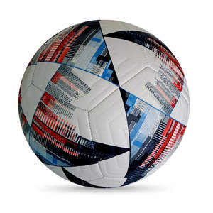 Ballon de football de qualité supérieure sur mesure, cousu à la machine, en cuir PU, écologique, durable, design élégant et classique, logo - Product Image 1