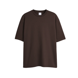 เสื้อยืดคอตตอน100% ขนาดใหญ่สำหรับ2025ฮิปฮอปแขนสั้นขนาดใหญ่เนื้อผ้าระบายอากาศได้ดีย้อมได้180กรัม - Product Image 4