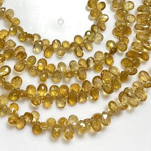 ลูกแพร์รูปลูกแพร์ทัวร์มาลีนลูกปัดพลอยทัวร์มาลีนสำหรับทำเครื่องประดับ - Product Image 3