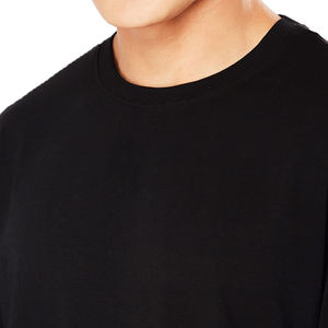 100% Cotton Lightweight 200g Plus Size Men's Drop Shoulder Oversized T-<b>Shirt</b> Boxy Style with 3D Pattern Plain Design - Product Image 6