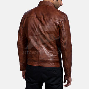 Fashion Winter <b>Jacket</b> With Durable Material Comfort For Premium <b>Men</b> <b>Leather</b> <b>Jacket</b> Collection - Product Image 4