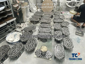 Recién llegado, BANDEJA DE MADRE DE PERLA, artesanía de Vietnam, Ideal para regalos de Ramadán, uso de mesa de comedor y presentación de vacaciones - Product Image 6