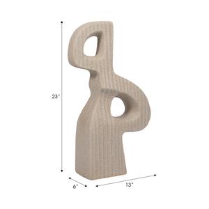 Objet de table blanc, sculpture élégante et artistique, décoration d'intérieur, pièce maîtresse pour le salon, l'affichage de bureau, fabriqué à la main en Inde - Product Image 4