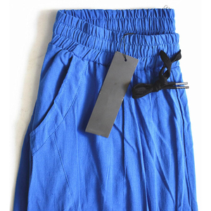 Pantalons pour hommes en tricot de coupe normale avec logo personnalisé pantalons pour hommes en coton à séchage rapide lavés pantalons pour hommes respirants poches croisées - Product Image 4