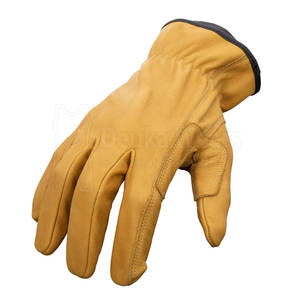 Gants de conduite en cuir personnalisés, durables, pour le transport, taille sur mesure, avec protection du pouce, pour le jardinage et les travaux de sécurité - Product Image 1