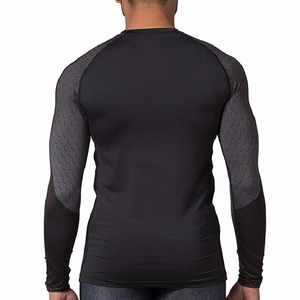 Vêtements de sport unisexes confortables et écologiques avec manches longues, logo personnalisé, vêtements de fitness haute performance - Product Image 3