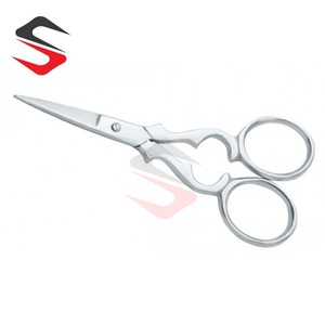 Top Quality Hot Selling Stainless Steel Fancy Handle Embroidery <b>Scissors</b> <b>Manicure</b> Beauty Instruments Multi Purpose by Shu & Co - Product Image 1