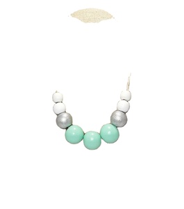 ลูกปัดแก้วหลากสีลูกปัดแก้วแตกลายหิมะสีขาวเพชรธรรมชาติทรงหลวมสำหรับทำเครื่องประดับ - Product Image 2