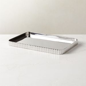 Bandeja de servicio de hierro de metal de calidad superior con diseño moderno Construcción duradera Uso multifuncional para restaurantes Decoración del hogar - Product Image 2
