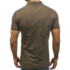 Polo de golf unisex para hombre, nuevo estilo, logotipo personalizado, sólido, 100%, algodón, poliéster, algodón, manga corta, opciones personalizables - Product Image 2