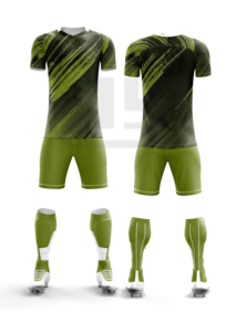 Conjunto de Camiseta y Pantalones Cortos de Fútbol con Nombre de Equipo Personalizado, 100% Poliéster, Transpirable y que Absorbe la Humedad, Impresión por Transferencia de Calor, Tallas Unisex para Adultos - Product Image 4