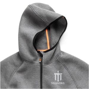 เสื้อฮู้ดผ้าฝ้าย100% สำหรับผู้ชาย, สินค้ามาใหม่เสื้อฮู้ดกันหนาวปรับแต่งได้เสื้อมีฮู้ดระบายอากาศได้ดีเหมาะสำหรับผู้ใหญ่ - Product Image 3