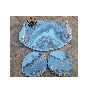 ถาดเสิร์ฟเรซินดีไซน์เรียบหรูถาดเสิร์ฟสำหรับโรงแรม - Product Image 5