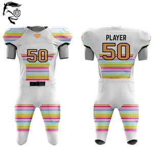 High Quality Tackle Twill Unisex Youth American <b>Football</b> Uniform Custom Short Sleeves Team Wear Breathable Plus Size Options - Product Image 1
