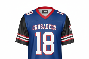 Maillot de football américain pour hommes |   T-shirt de joueur à manches courtes en maille respirante |   100% polyester |   Service OEM de personnalisation et d'impression d'équipements d'équipe - Product Image 3