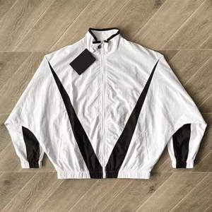 Conjunto Deportivo con Capucha Estampado de Alta Calidad, Chaqueta Cortavientos Informal y Cómoda para Otoño, con Logotipo Personalizado, para Hombre, de Poliéster/Nailon - Product Image 2