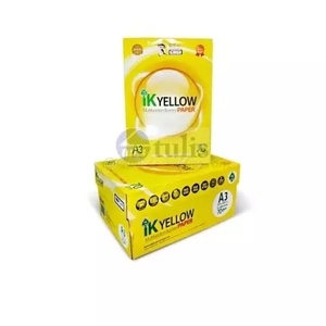 IK Yellow A4 <b>Copier</b> Paper 1 Ream (70 GSM) 500 Sheets - A4 Office Paper - Product Image 3