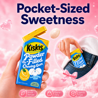 Permen Karet Premium Ramah Lingkungan Rasa Buah Bebas Gula dengan Isi Tengah Xylitol untuk Nafas Segar