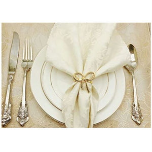 Fantaisie Design Ronds De Serviette Porte-Mouchoirs Pour La Fête De Mariage Dîner Table Décorations Serviette Clip Pour Top Vente - Product Image 4