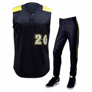 Custom OEM Service Latest Design Men Baseball Uniform <b>for</b> <b>Sale</b> Light <b>Weight</b> Solid Color Men Baseball Uniform - Product Image 1