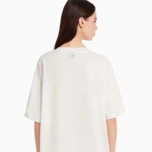 Camiseta con estampado de pantalla, camiseta de gran tamaño para mujer, camiseta cuadrada de algodón 100%, camiseta de peso pesado, camisetas gráficas para mujer - Product Image 5