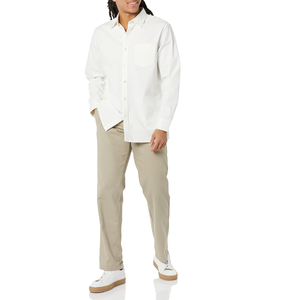 Chinos ajustados de algodón Premium para hombre fabricados por expertos en Bangladesh para un estilo y comodidad - Product Image 4