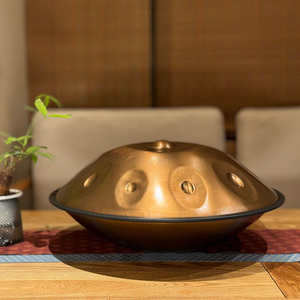 แฮนด์แพน เครื่องดนตรีเหล็กกลอง รูปทรงกระบอก คีย์ D Kurd D Minor 9 โน้ต 440hz - Product Image 1