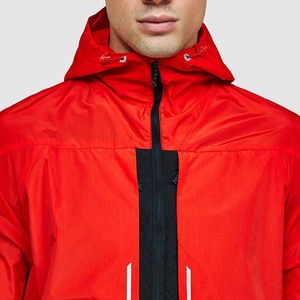 Custom Branding Color Design <b>Lightweight</b> Hooded Windbreaker Breathable Waterproof <b>Rain</b> <b>Jacket</b> Direct Factory Manufacturer Unisex - Product Image 3