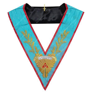 Collier de Maître Maçonnique AASR de Loge Bleue - Broderie Maçonnique BAHOO - Logo et Design Personnalisés - Product Image 5