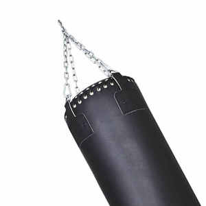 PromotionPremium Heavy-Duty Custom Logo Sandbag Premium Cuero genuino Boxeo Saco de boxeo para gimnasio y entrenamiento físico - Product Image 4