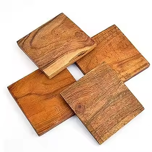 Posavasos de madera de haya Walnut by Crescent Crafts - Product Image 1