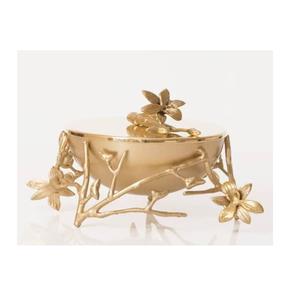 Top Trending Easy Clean Food Grade Metal Nut Bowl Plato de acero inoxidable y latón para servir en comedor en fiestas de hotel en casa - Product Image 6