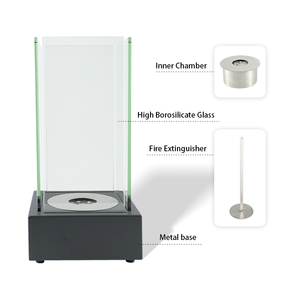 <span class=keywords><strong>Chimenea</strong></span> de <span class=keywords><strong>bioetanol</strong></span> de mesa para fogata interior rectangular <span class=keywords><strong>grande</strong></span> moderna para patio para cocinar al aire libre y fiestas - Product Image 3
