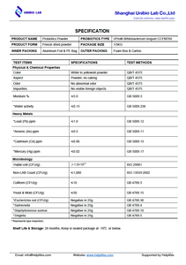 HelpGut - Mezcla de Bebida Probiótica en Polvo, Mejora la Absorción de Proteínas, Previene la Pérdida Muscular, CCFM1119 BA5 CCFM1195, Recuperación Muscular - Product Image 6
