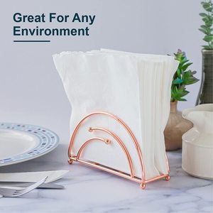 Round Shape Napkin <b>Holder</b> & <b>Tissue</b> Paper Towel Dispenser Dining Table Decor Accessory for <b>Kitchen</b> Restaurant Hotel or Office - Product Image 2