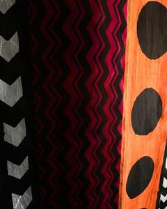 Écharpes imprimées multicolores en soie de lin de haute qualité pour les femmes Design ethnique élégant nouveauté - Product Image 6