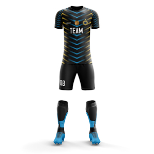 Venta al por mayor de alta calidad de transferencia de calor impreso hombres camiseta de fútbol personalizado camisetas de fútbol 100% poliéster Francia camisetas de fútbol OEM - Product Image 5