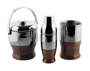 Juego de barra de vientre de doble pared 3 PCS con juegos de barra Premium de construcción de metal duradero de dos tonos - Product Image 1