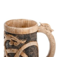 Chopes à bière en bois gravées sur mesure, couvercle en acier inoxydable anti-fuite, isolation sous vide, isolation thermique de 24 à 36 heures, utilisation en fête