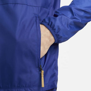 Chaqueta Ligera de Otoño para Hombre 2026, Personalizada ODM, Cortavientos de Secado Rápido con Forro de Malla, Cuello Alto de Lona Sólida - Product Image 4