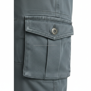 กางเกงคาร์โก้กลางแจ้งทนทานสำหรับผู้ชาย โพลีเอสเตอร์ ทรงเข้ารูป กางเกงฝึกซ้อม - Product Image 6