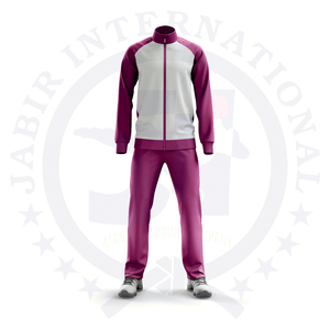 ชุดวอร์มเล่นกีฬาของผู้ชายชุดวอร์มวิ่งลายพิมพ์ดีไซน์สีพื้น - Product Image 1