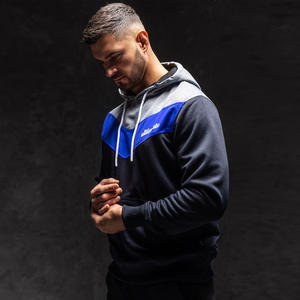 เสื้อฮู้ดผ้าฟลีซหนาสำหรับผู้ชายเสื้อฮู้ดผ้าฟลีซสำหรับฤดูใบไม้ร่วงพิมพ์โลโก้ทรงโอเวอร์ไซส์ - Product Image 4