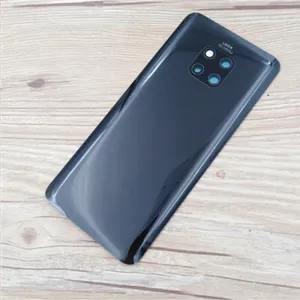 Coque de batterie de remplacement <span class=keywords><strong>Huawei</strong></span> <span class=keywords><strong>Mate</strong></span> <span class=keywords><strong>20</strong></span> <span class=keywords><strong>Pro</strong></span> avec couvercle arrière en verre boîtier de porte arrière objectif de caméra et conception de barre de logo - Product Image 4