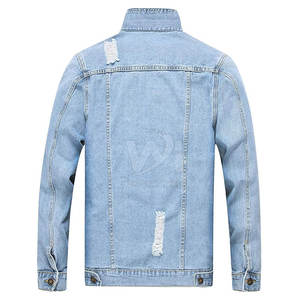 Chaqueta de Mezclilla para Hombre, Transpirable, de Venta Caliente, MOQ Bajo, Ligera y Duradera - Product Image 2