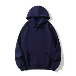 Sudadera con Capucha Unisex de Invierno, de Poliéster/Algodón, con Cierre, Manga Larga, Cordón Ajustable, Diseño de Parches, Corte Regular, Estilo Deportivo - Product Image 1