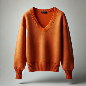 Women's Anti-Wrinkle Quick-Dry V-Neck Full-Sleeve Casual All-Season Pullover Sweater Viscose/Cotton Material Breathable Cartoon - Product Image 2