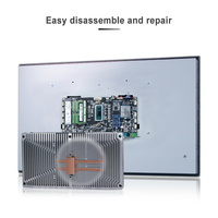 PC Industri Tanpa Kipas 24 Inci Bahan Stainless Steel Harga Pabrik All-in-one dengan Panel Sentuh Terintegrasi
