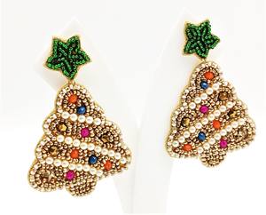 Nouvelles boucles d'oreilles de noël 925 en argent aiguille bonhomme de neige arbre de père noël boucle d'oreille pour femmes bijoux de fête - Product Image 5